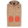 Helios Hybrid Versatile 2 N 1 Coat Vest With 10,000 mAh Powerbank - Tan Male