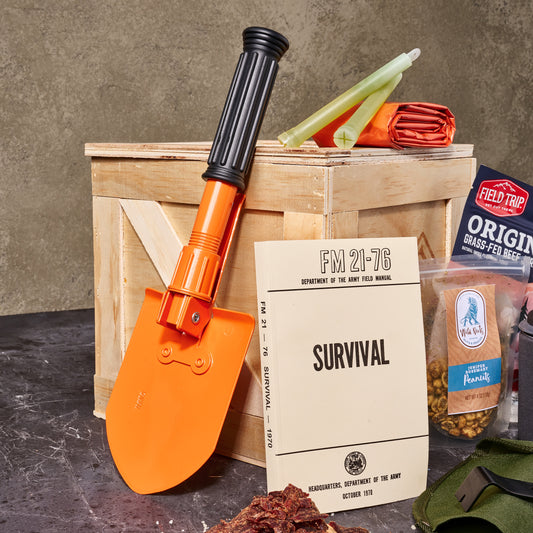 Outdoor Survival Gift Crate for Men