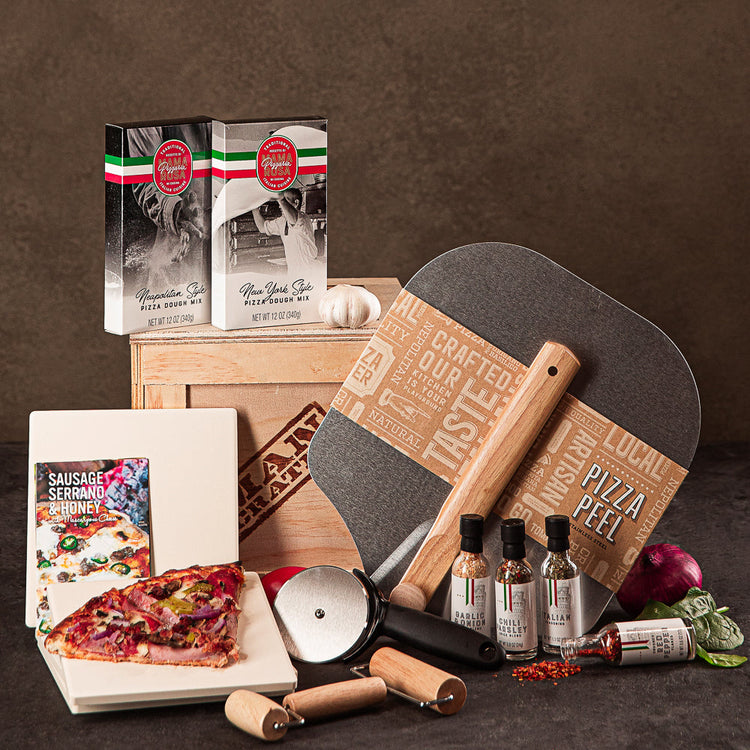 Pizza Grilling Gift Crate for Men