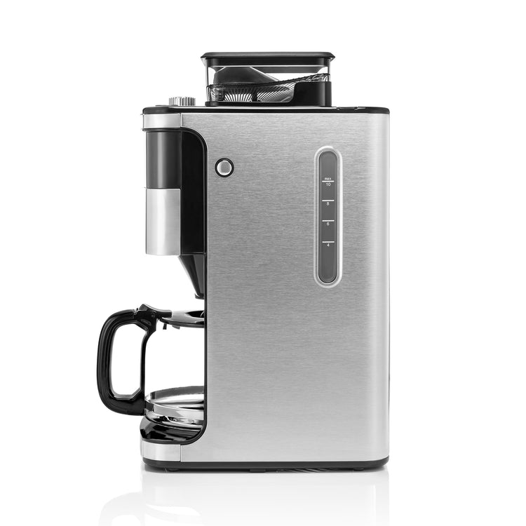 Aroma Fresh Plus 10-Cup Coffee Maker with Coffee Grinder