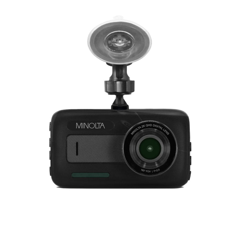 Minolta MNCD2K10 2.5K Quad HD Dash Camera with 3 Inch Screen