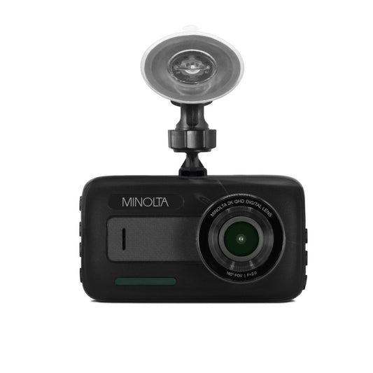 Minolta MNCD2K10 2.5K Quad HD Dash Camera with 3 Inch Screen