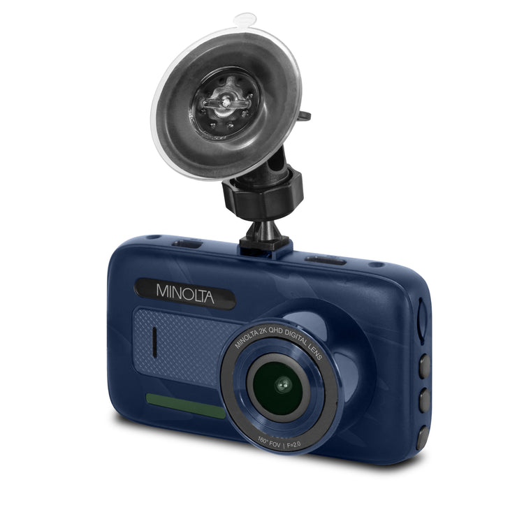 Minolta MNCD2K10 2.5K Quad HD Dash Camera with 3 Inch Screen