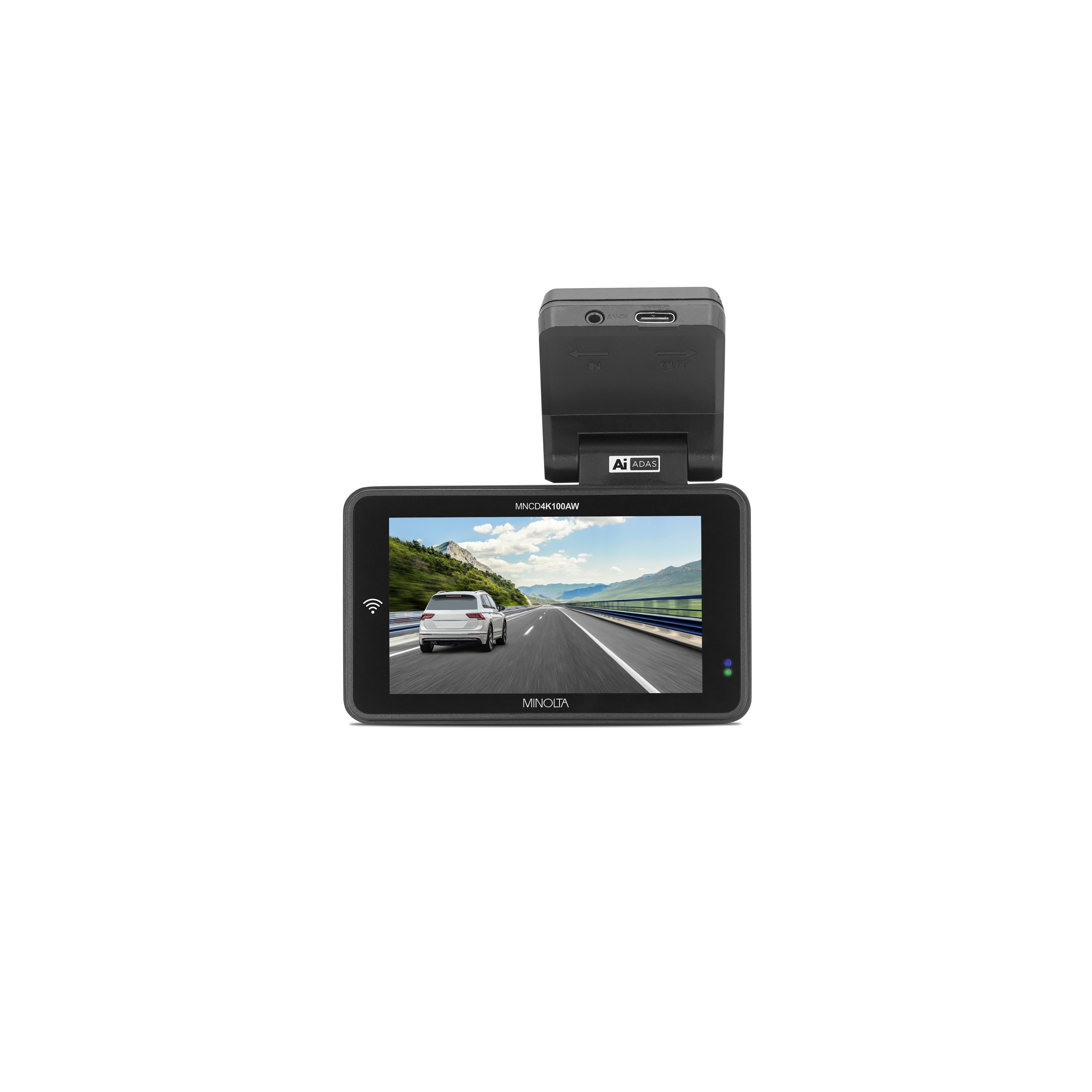 MNCD4K100AW 4K UHD Dash Camera w/AI ADAS