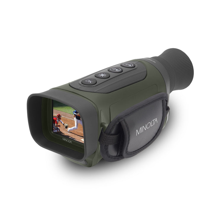 Minolta 6x25 4K UHD Digital Monocular w/IR Night Vision