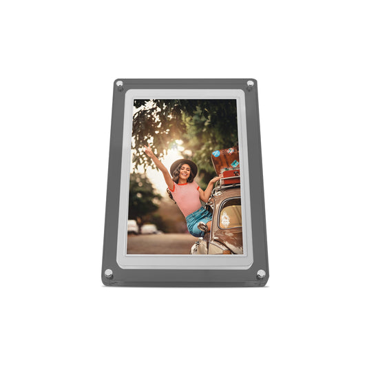Minolta 10.1 Inch Acrylic Touchscreen Smart Digital Photo Frame with Frameo App
