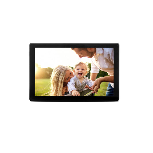 Minolta 10.1 Inch Battery Powered Touchscreen Smart Digital Frame with Frameo App and Charging Dock