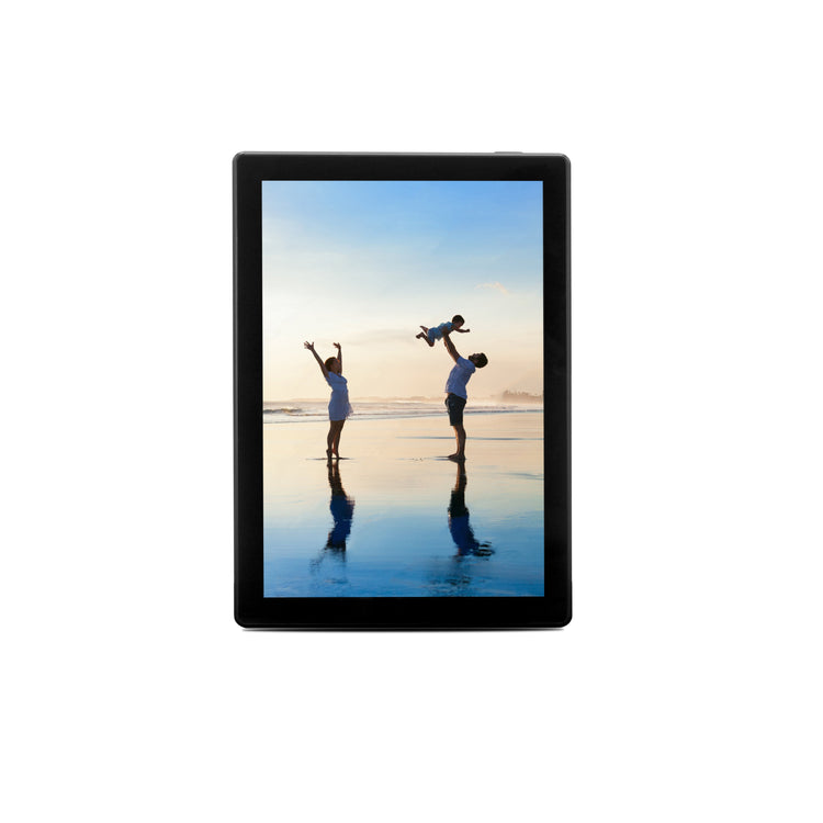 Minolta 10.1 Inch Battery Powered Touchscreen Smart Digital Frame with Frameo App and Charging Dock