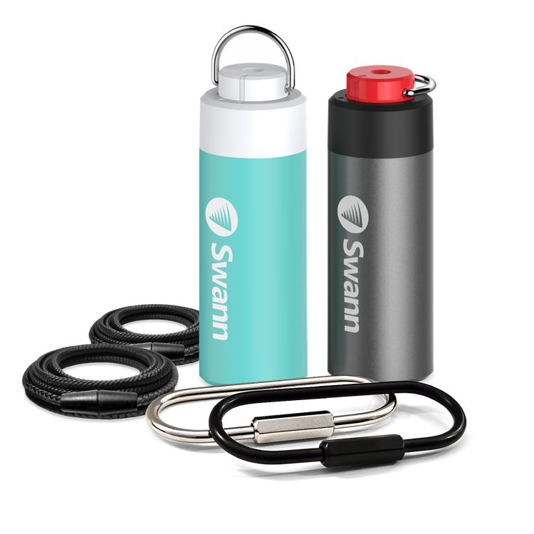 Swann ActiveResponse Personal Safety Alarm 2 Pack - Aqua & Graphite