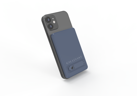 Green case with floral designs and 'GALLEVANT' branding on a white background