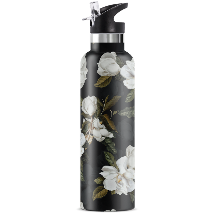 Magnolia | 25oz. Insulated Water Bottle - My Bougie Bottle