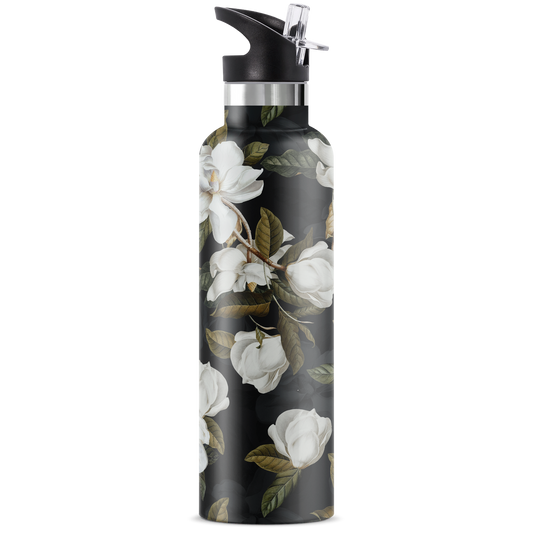 Magnolia | 25oz. Insulated Water Bottle - My Bougie Bottle