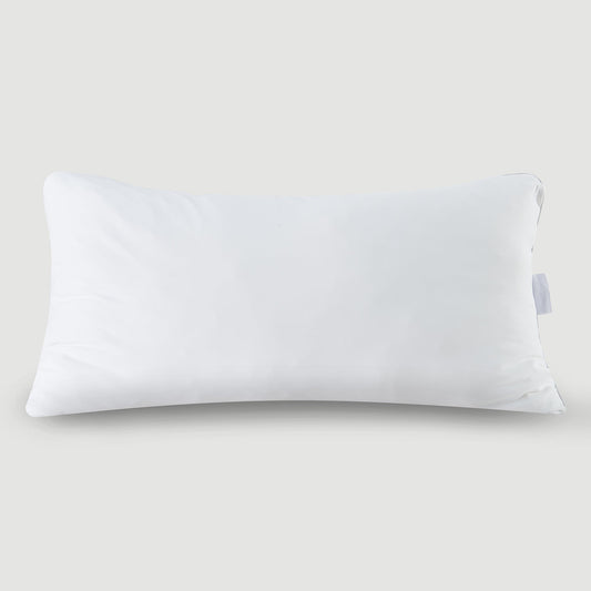 White pillow on a light gray background