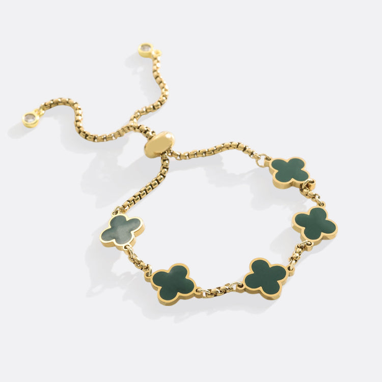 Clover Enamel Bracelet