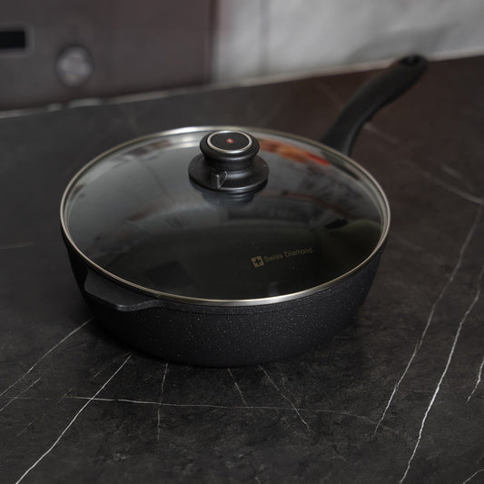 XD Nonstick Saute Pan with Glass Lid