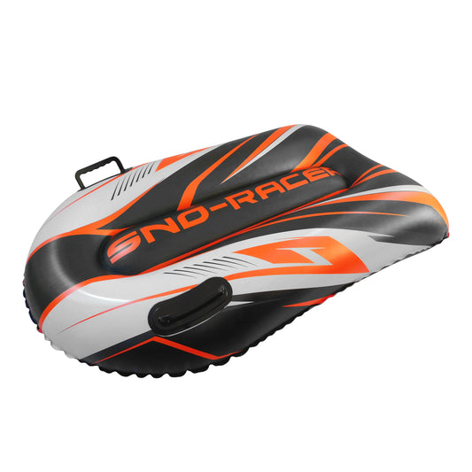 Four colorful snowboard bags with 'NO-RACE' branding on a white background