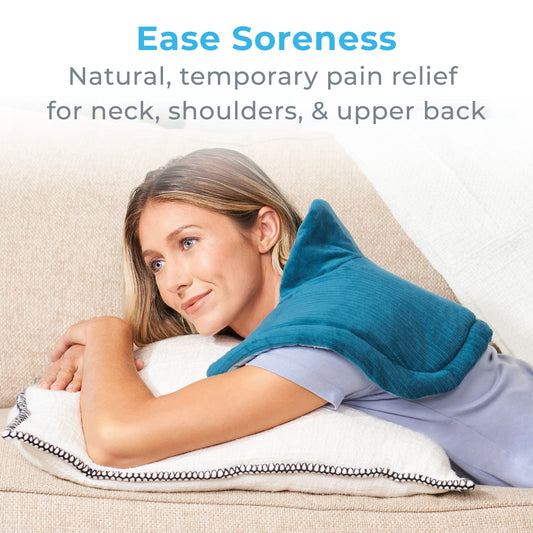 PureRelief® Neck & Shoulder Heating Pad - Blue