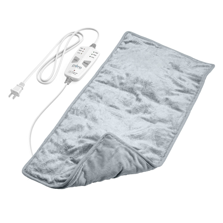 WeightedWarmth™ 3-in-1 Heating Pad - Gray
