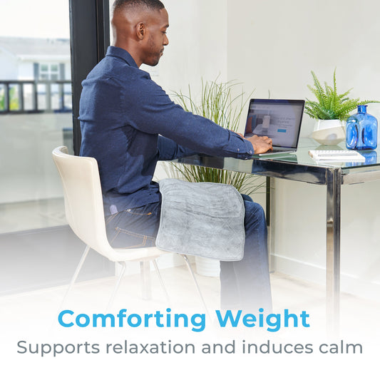 WeightedWarmth™ 3-in-1 Heating Pad - Gray