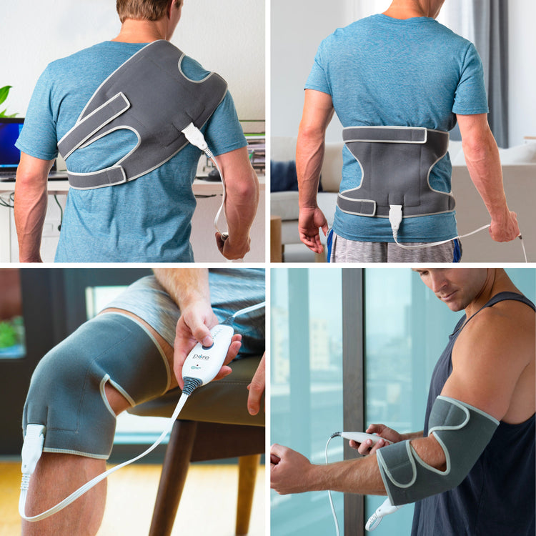 PureRelief Universal Joint And Muscle Heating Pad - Gray