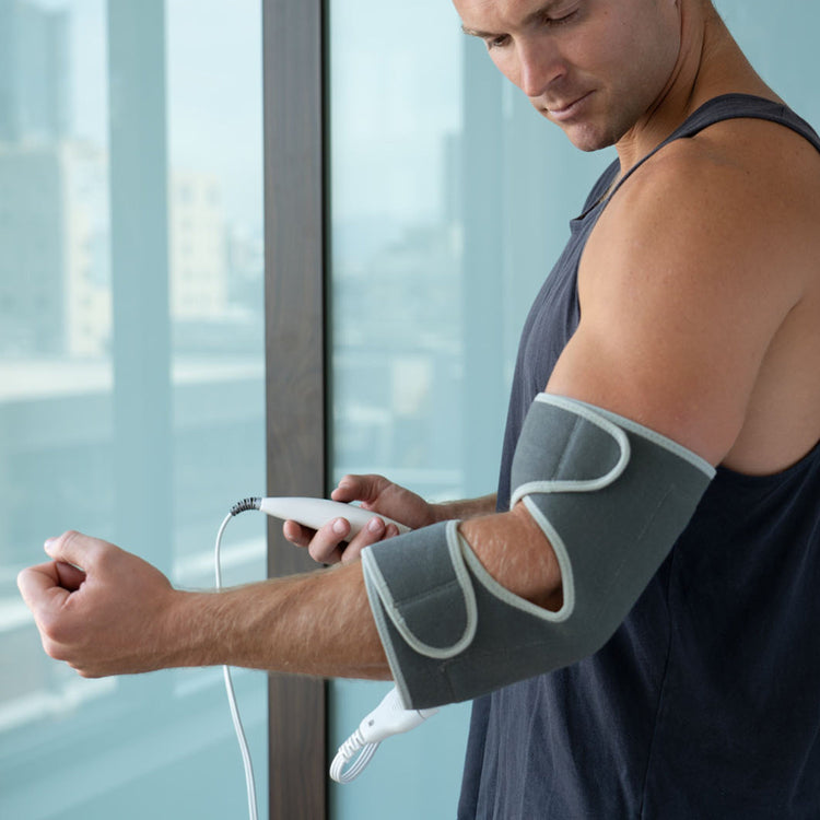 PureRelief Universal Joint And Muscle Heating Pad - Gray
