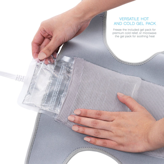 PureRelief Universal Joint And Muscle Heating Pad - Gray