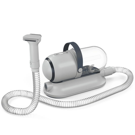 Medical device with hose on a green background