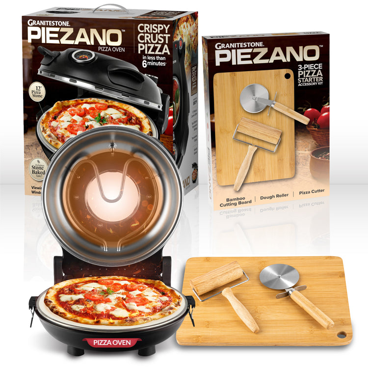 Piezano Indoor/Outdoor Pizza Oven with Starter Kit