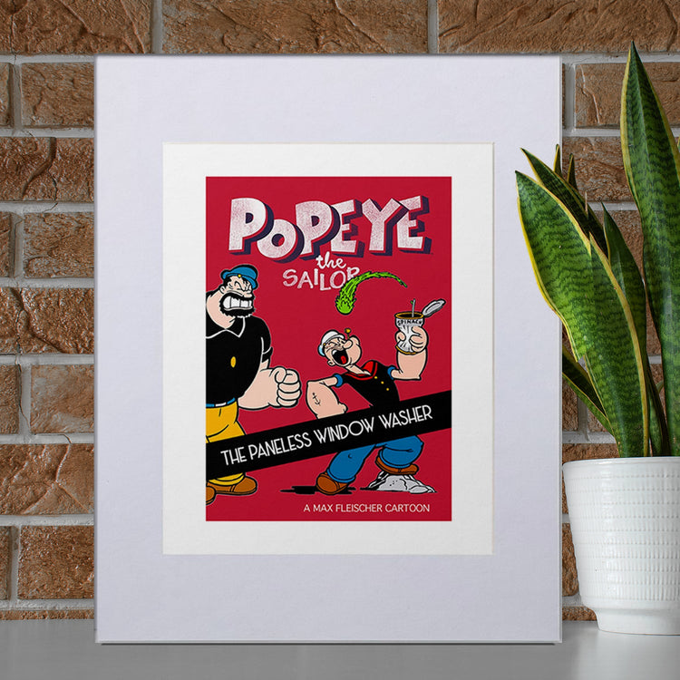 8x10 Popeye - The Paneless Window Washer