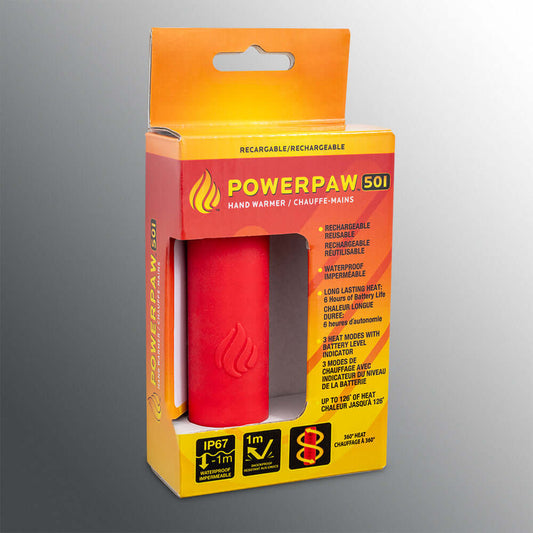 POWERPAW 501 Waterproof Rechargeable Electric Hand Warmer - 2 pack