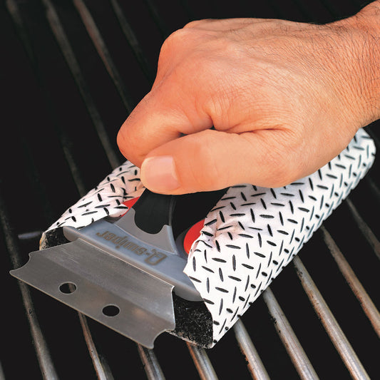 Q-Swiper Easy-Clean Grill Cleaner +  2 Large Scrub Cloths