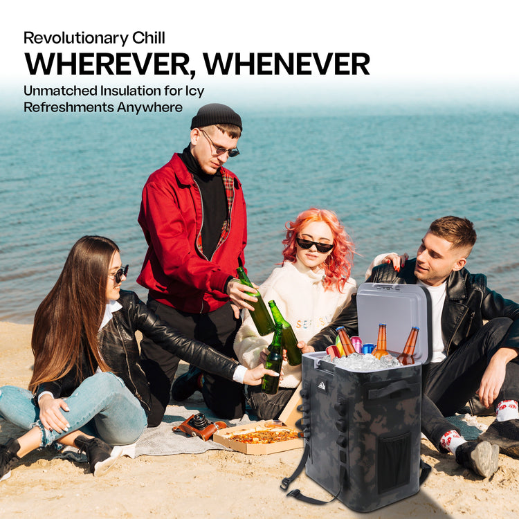 The Coastal Collection Zipperless Backpack Cooler