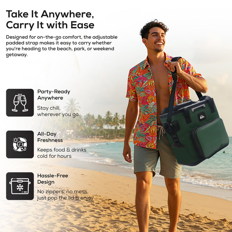 The Coastal Collection Zipperless Box Cooler