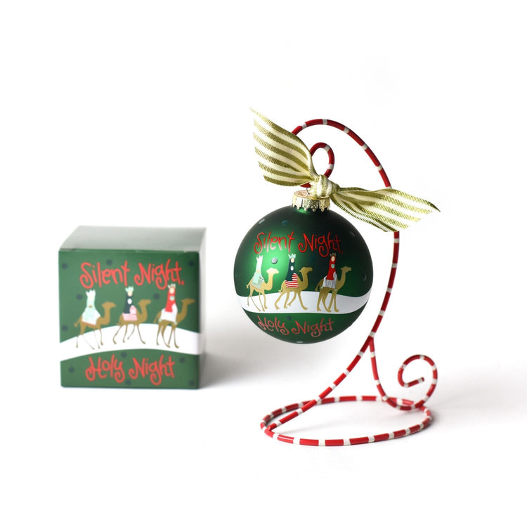 Silent Night 100mm Glass Ornament