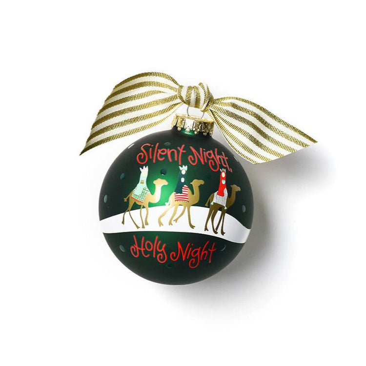 Silent Night 100mm Glass Ornament