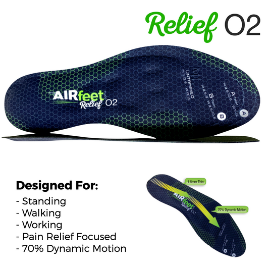 AIRfeet RELIEF O2, 2 Pair Bundle