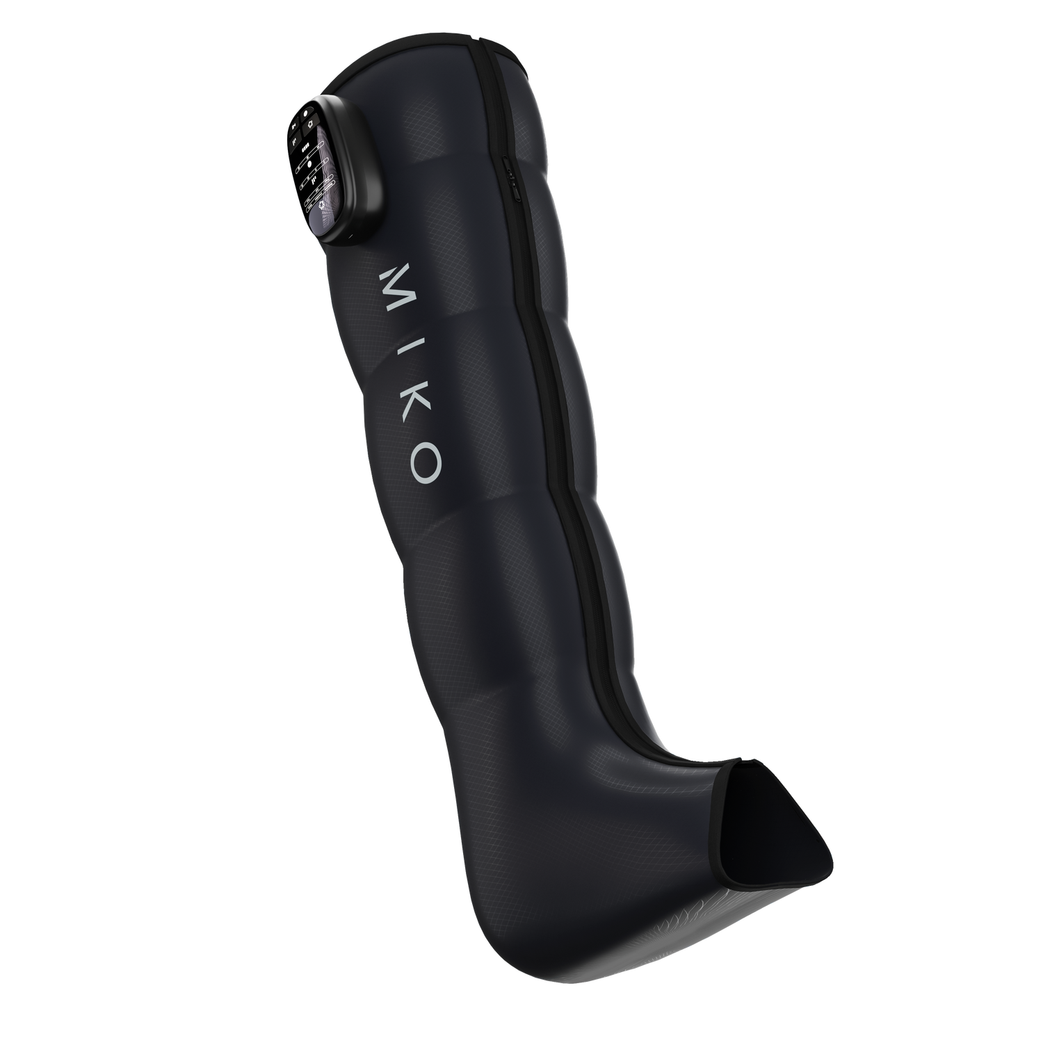 Black foot care device with 'MIKO' branding on a white background