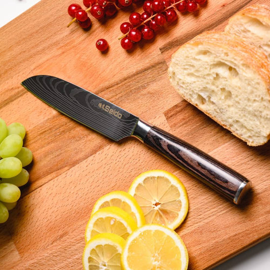 SEIDO Knives Signature Japanese Master Chef Knife Set, 8-piece culinary knife set main)