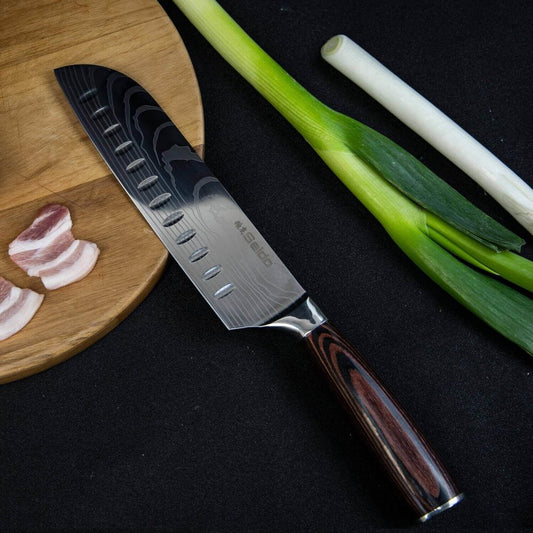 SEIDO Knives Signature Japanese Master Chef Knife Set, 8-piece culinary knife set main)
