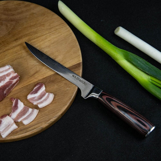 SEIDO Knives Signature Japanese Master Chef Knife Set, 8-piece culinary knife set main)