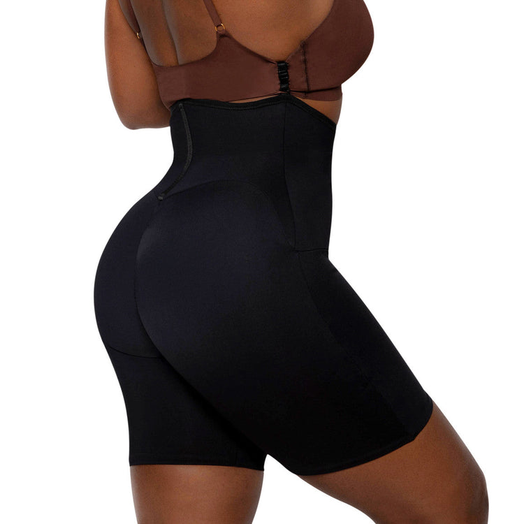 GYMWEAR SHORTS  HIGH WAIST WAIST CINCHER - Black
