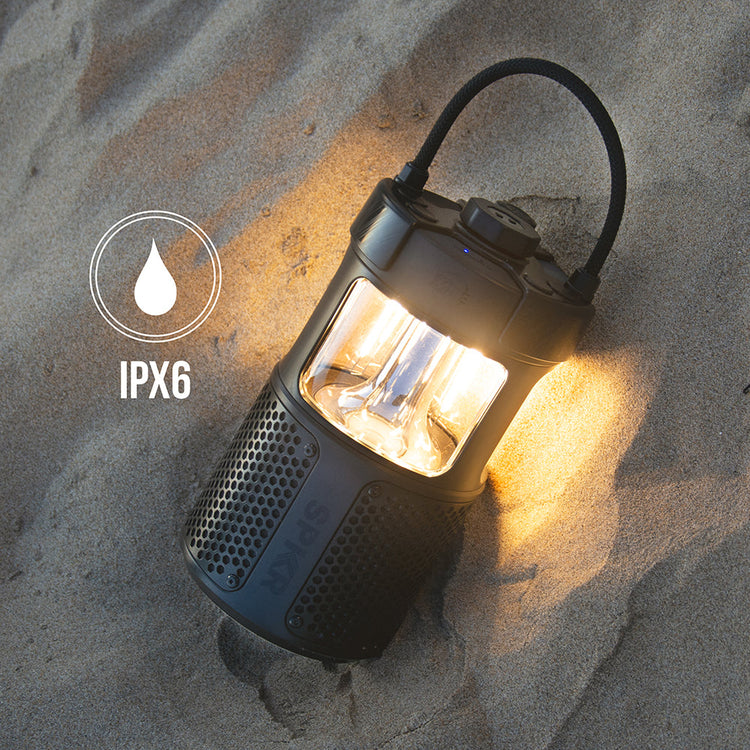 lightSPKR Bluetooth Wireless Speaker with Camping Lantern
