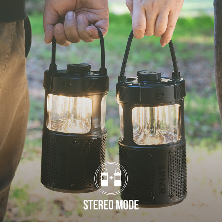 lightSPKR Bluetooth Wireless Speaker with Camping Lantern