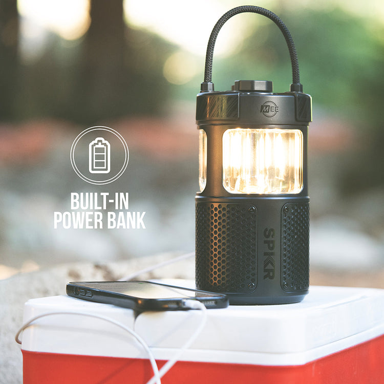lightSPKR Bluetooth Wireless Speaker with Camping Lantern