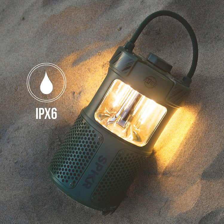 lightSPKR Bluetooth Wireless Speaker with Camping Lantern