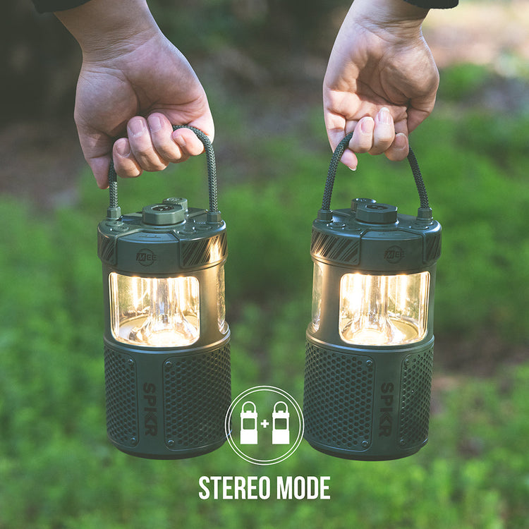lightSPKR Bluetooth Wireless Speaker with Camping Lantern