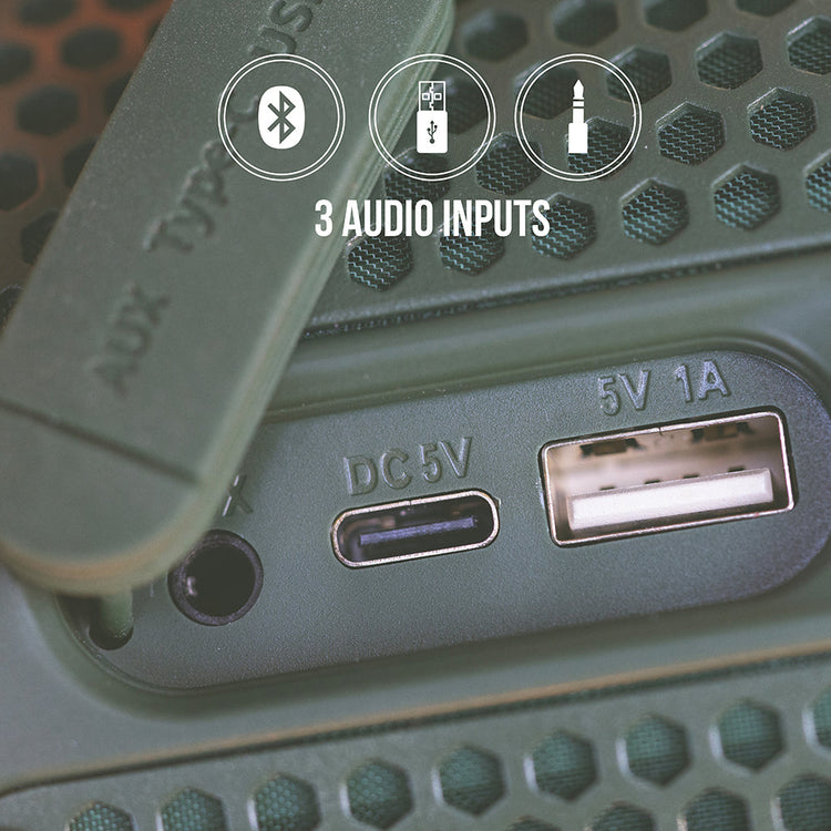 lightSPKR Bluetooth Wireless Speaker with Camping Lantern