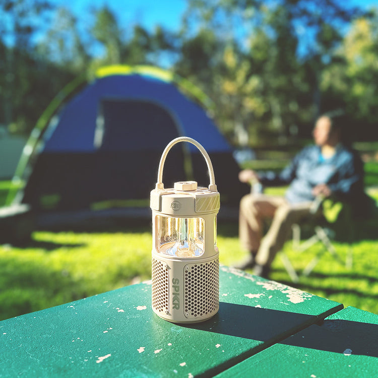 lightSPKR Bluetooth Wireless Speaker with Camping Lantern