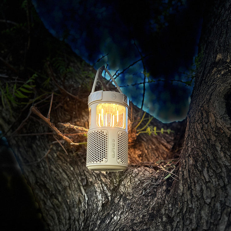 lightSPKR Bluetooth Wireless Speaker with Camping Lantern