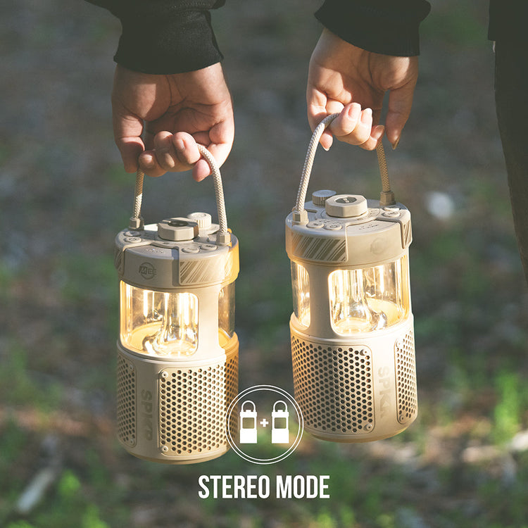 lightSPKR Bluetooth Wireless Speaker with Camping Lantern